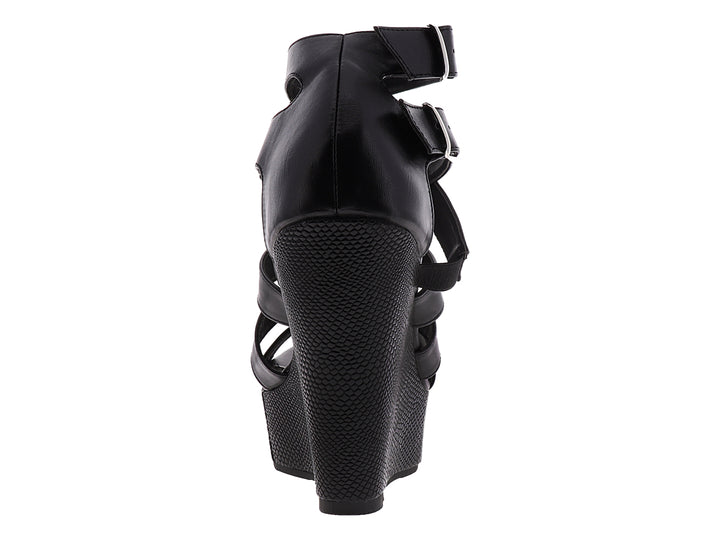 Sandalias OYYI Tacones Negros para Mujer