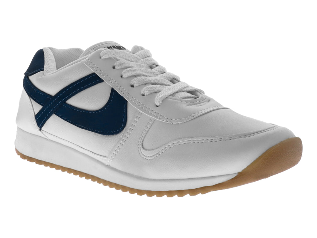 Tenis Panam Blanco Azul para Hombre