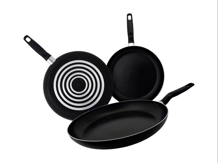 Juego de Sartenes T-FAL Inicia Negro 20, 24 y 30 cm
