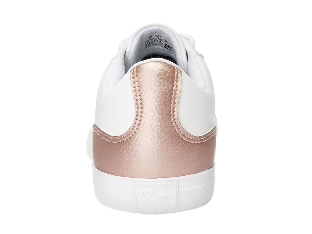 Tenis Lacoste Lerond Blanco y Rosa para Niña