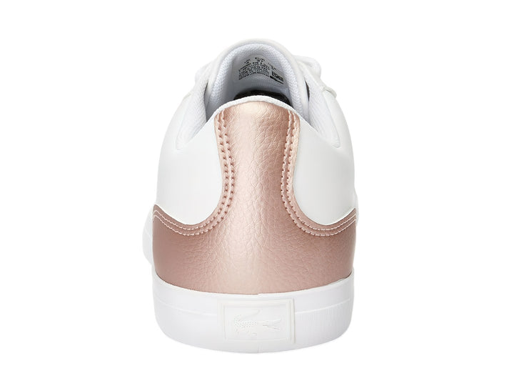 Tenis Lacoste Lerond Blanco y Rosa para Niña