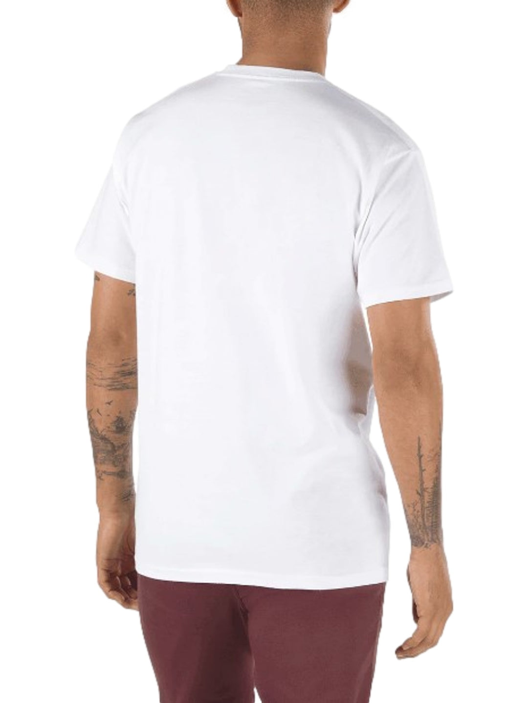 Playera Vans Classic Blanca y Negra para Hombre