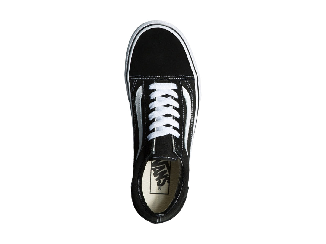 Tenis Vans Old Skool Platform Negro y Blanco para Mujer