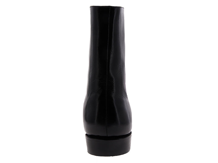 Bota de cuero negro brillante para Hombre de la marca Duque da Milano.