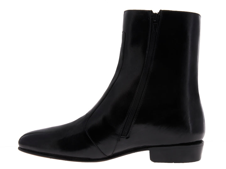 Bota de cuero negro brillante para Hombre de la marca Duque da Milano.