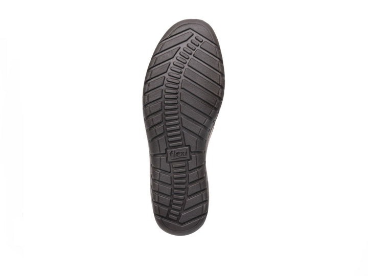 Zapato plano Flexi Jane para mujer en color marrón Oporto con suela negra.