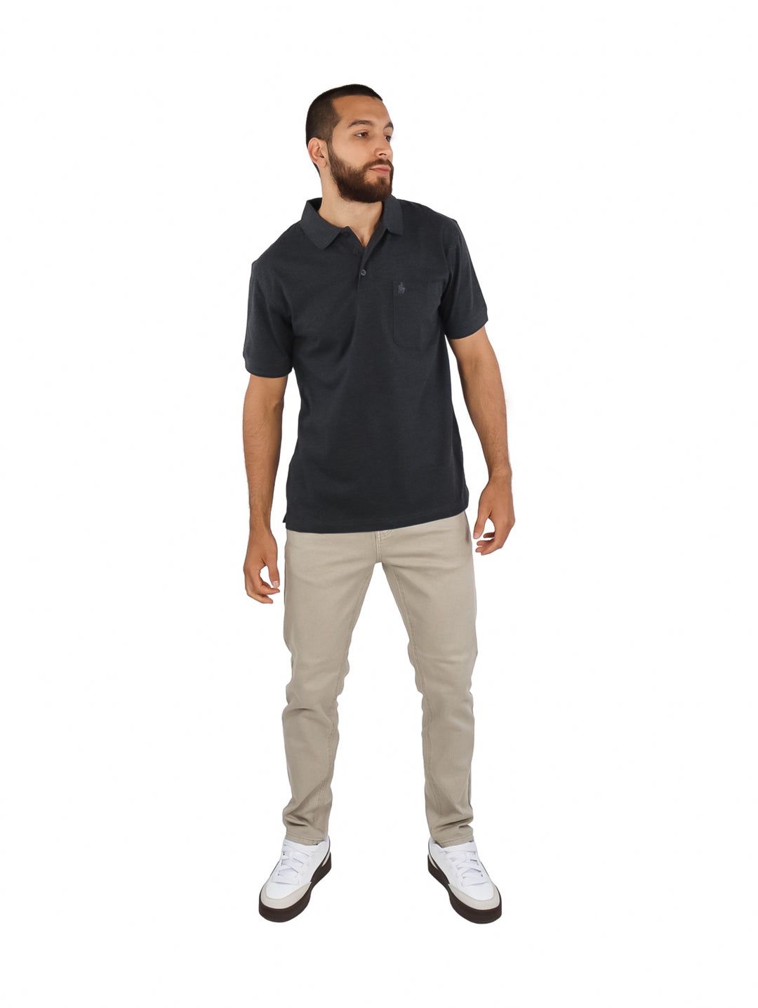 Playera Polo Palm Beach Color Charcoal