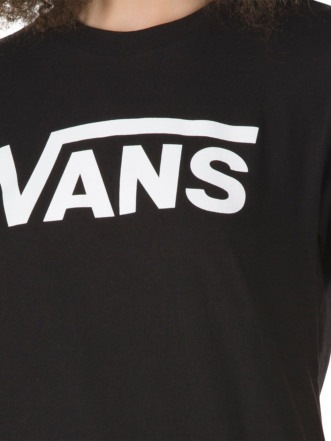 Playera Vans Flying V Crew Tee Negro para Mujer