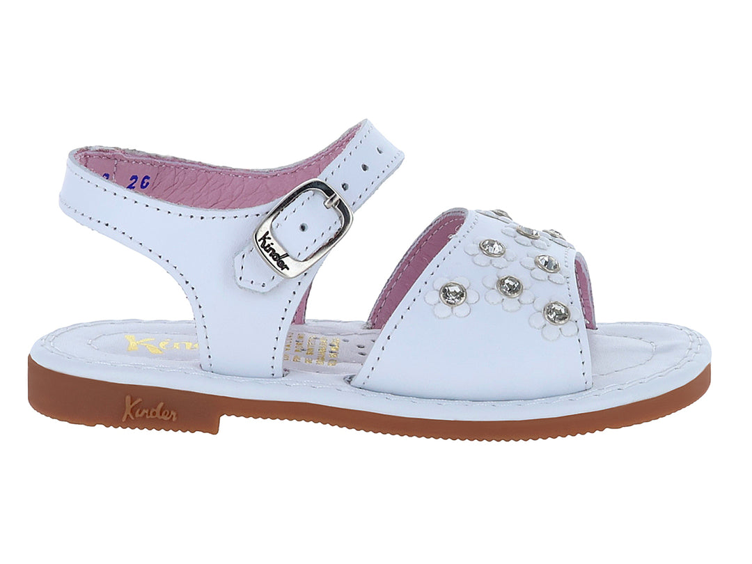 Sandalias Kinder Blancas para Niña