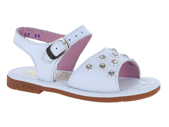 Sandalias Kinder Blancas para Niña