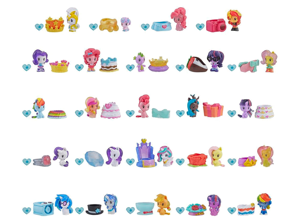 Globo sorpresa My Little Pony Cutie Mark Crew en empaque azul y rosa con puntos de colores.