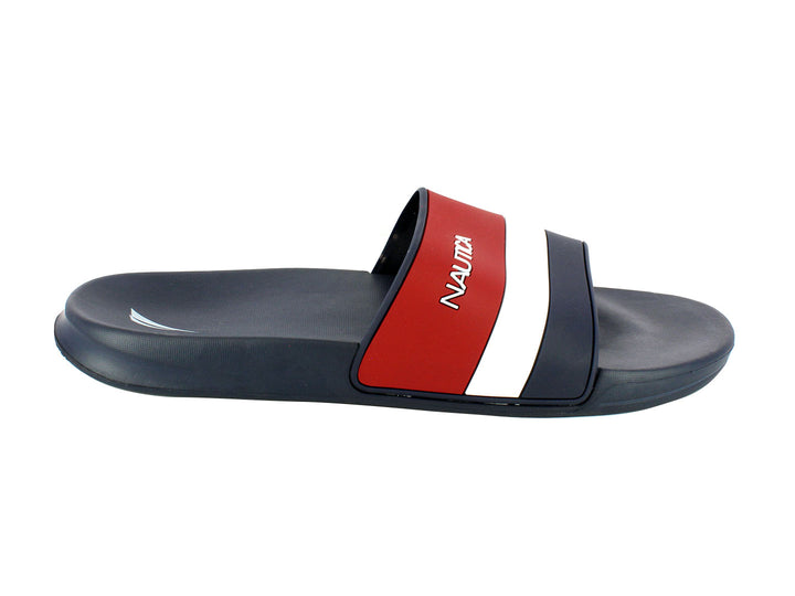 Sandalias Nautica Shark Tricolor Rojo Blanco Azul para Hombre
