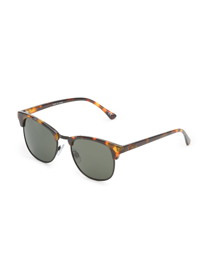 Lentes de sol VANS Dunville con montura en estampado carey y cristales oscuros.