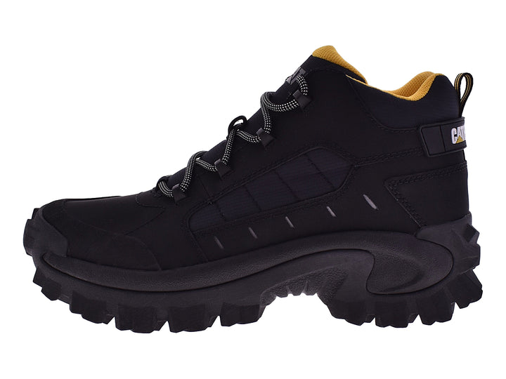 Botas Caterpillar Resistor para hombre en color negro con interior amarillo y suela dentada.