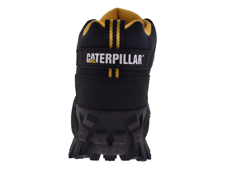 Botas Caterpillar Resistor para hombre en color negro con interior amarillo y suela dentada.