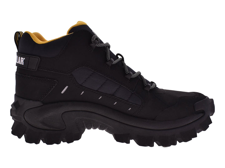 Botas Caterpillar Resistor para hombre en color negro con interior amarillo y suela dentada.