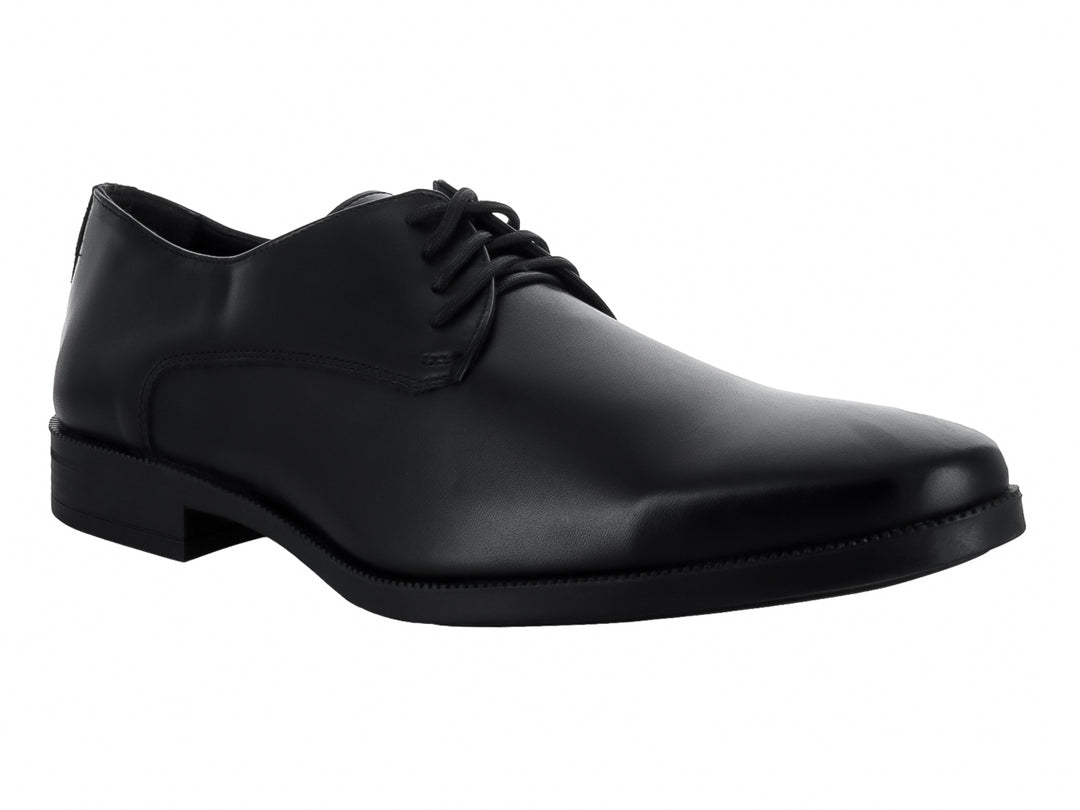 Zapato formal de cuero negro con cordones para Hombre.