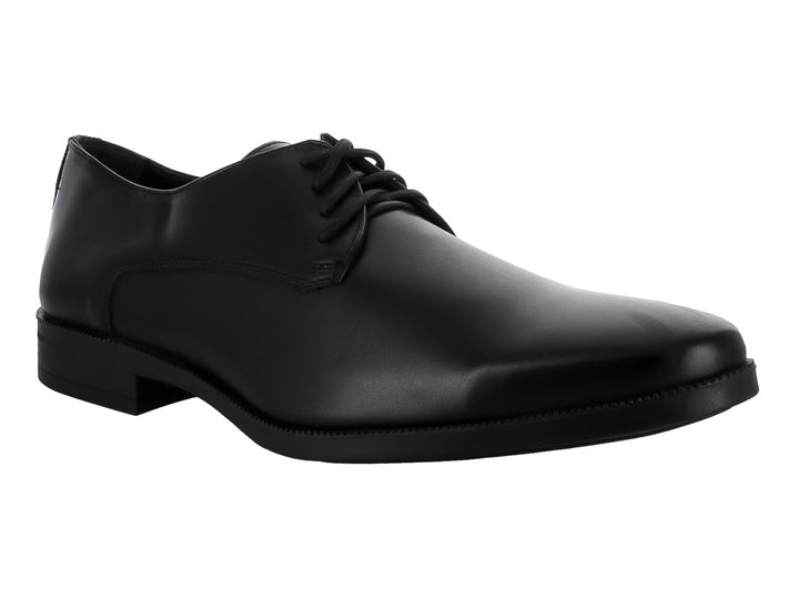Zapato formal de cuero negro con cordones para Hombre.