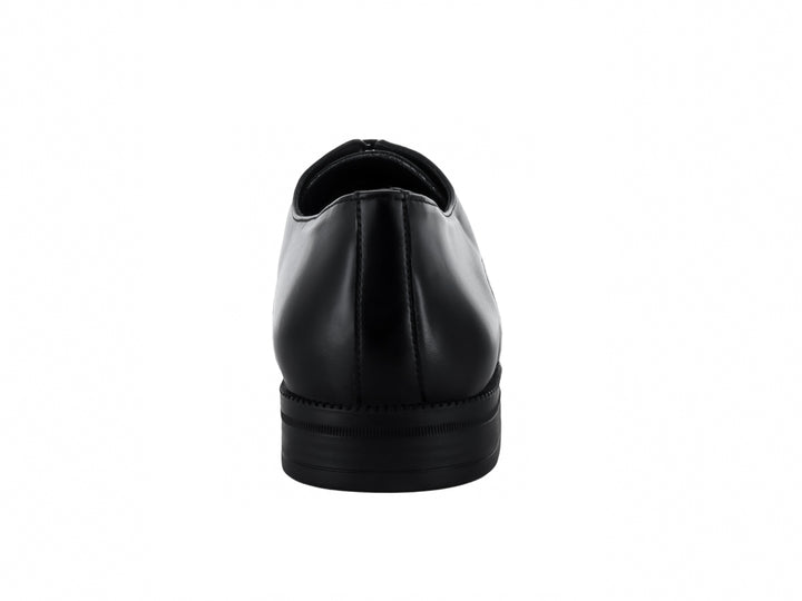 Zapato formal de cuero negro con cordones para Hombre.