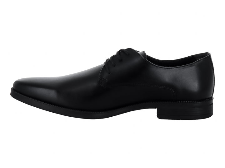 Zapato formal de cuero negro con cordones para Hombre.