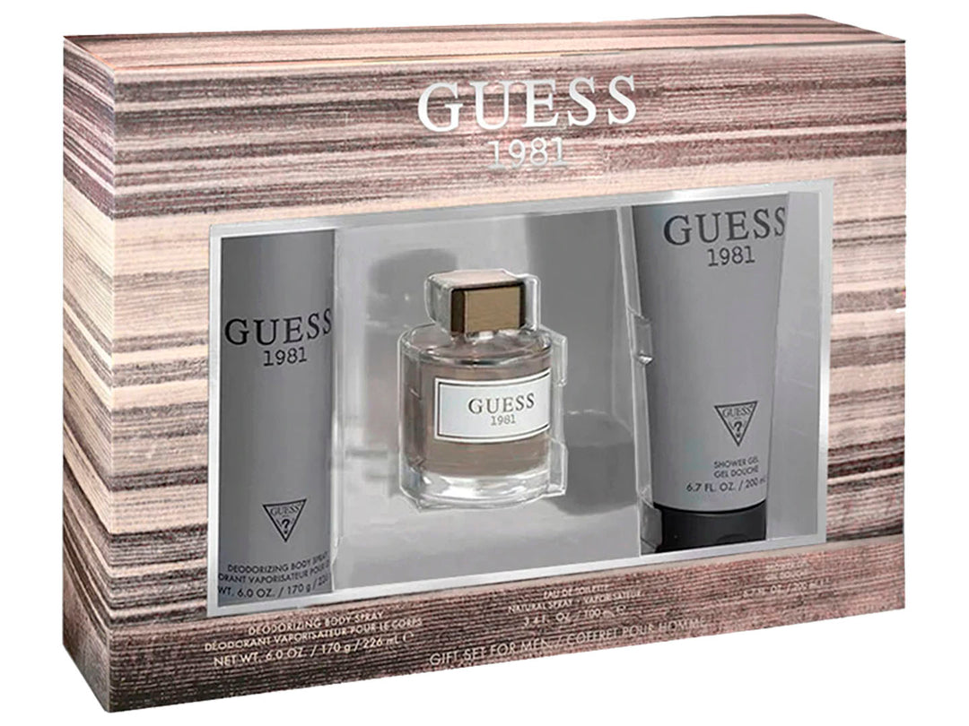 Set de Perfume Guess 1981 Multicolor para Hombre