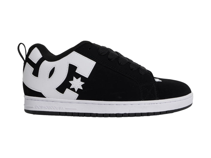 Tenis DC Shoes Court Graffik Negro y Blanco para Hombre
