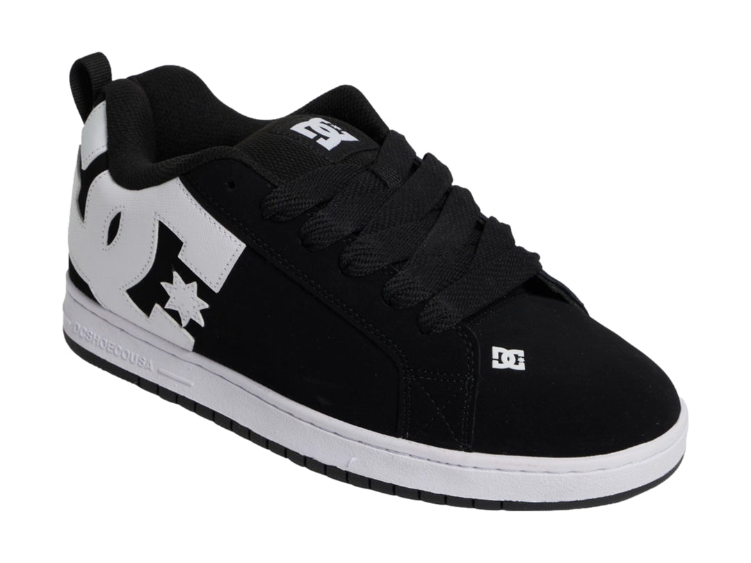 Tenis DC Shoes Court Graffik Negro y Blanco para Hombre