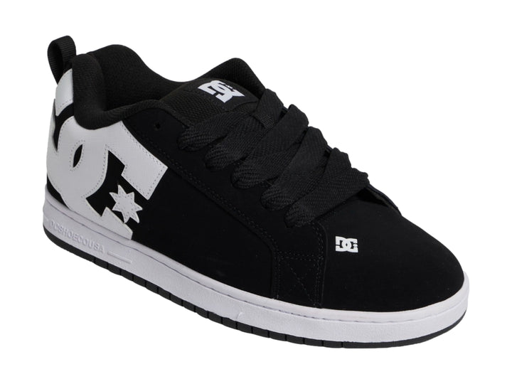 Tenis DC Shoes Court Graffik Negro y Blanco para Hombre