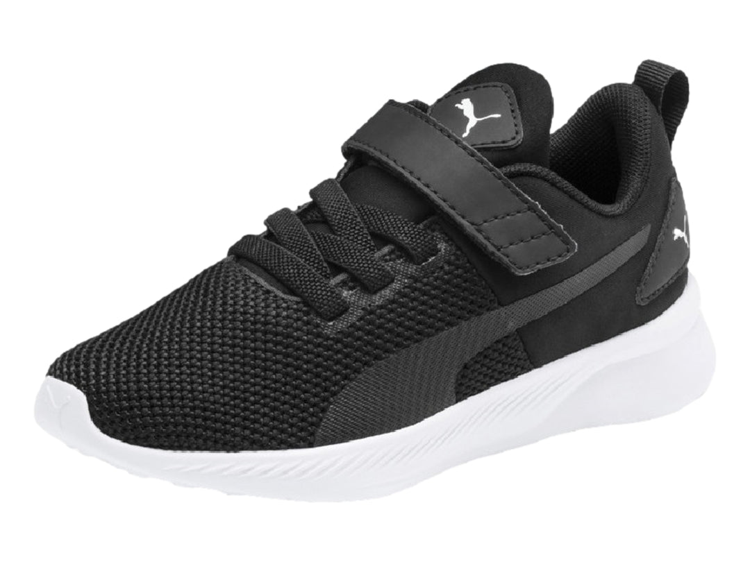 Tenis PUMA Flyer Runner V Negro con Blanco para Niño