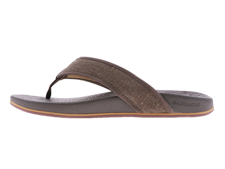 Sandalias Skechers Relaxed Fit Café para Hombre