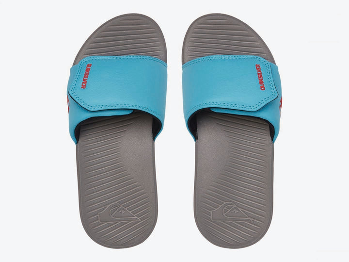 Sandalias Quiksilver Gris Azul Rojo para Niño