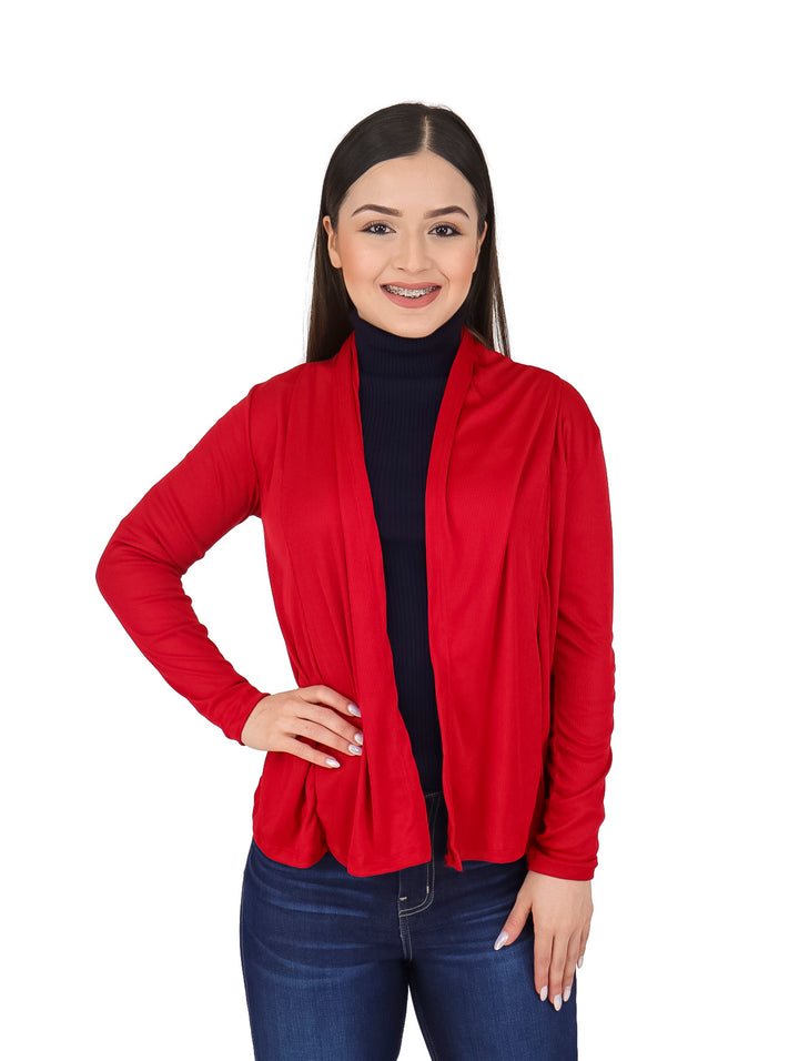 Cardigan Fashion Teens Rojo para Mujer