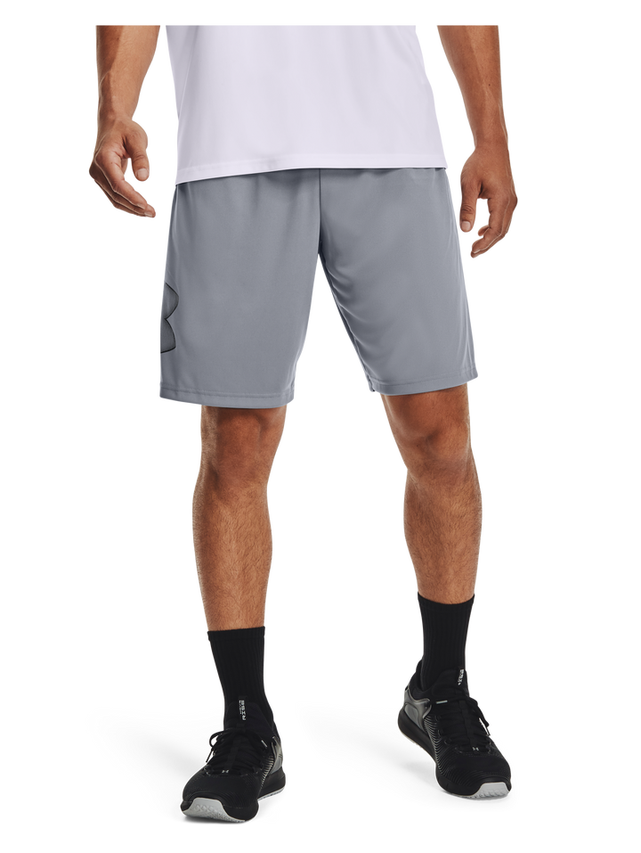 Short Under Armour Tech Graphic Gris Acero y Negro