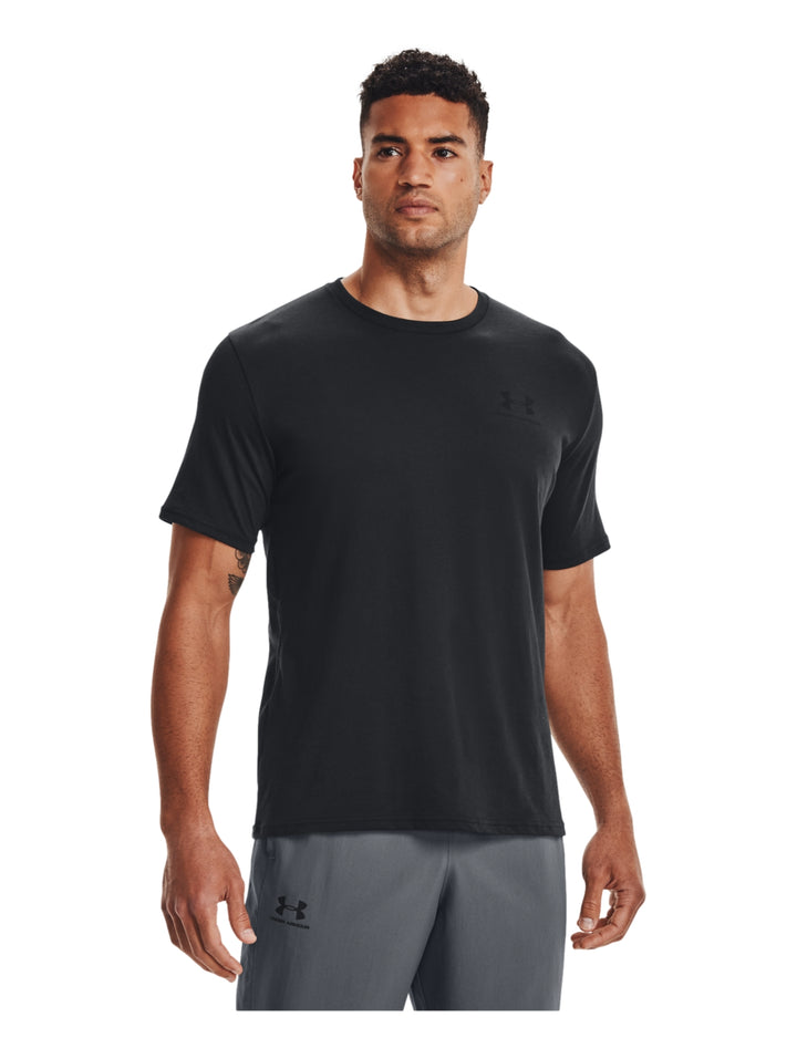 Playera Under Armour SportStyle Left Chest Negro