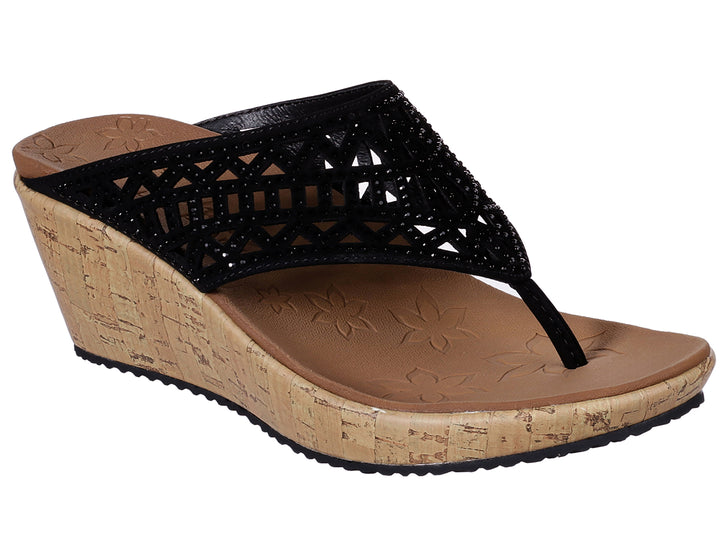 Sandalias Skechers Cali Negro para Mujer