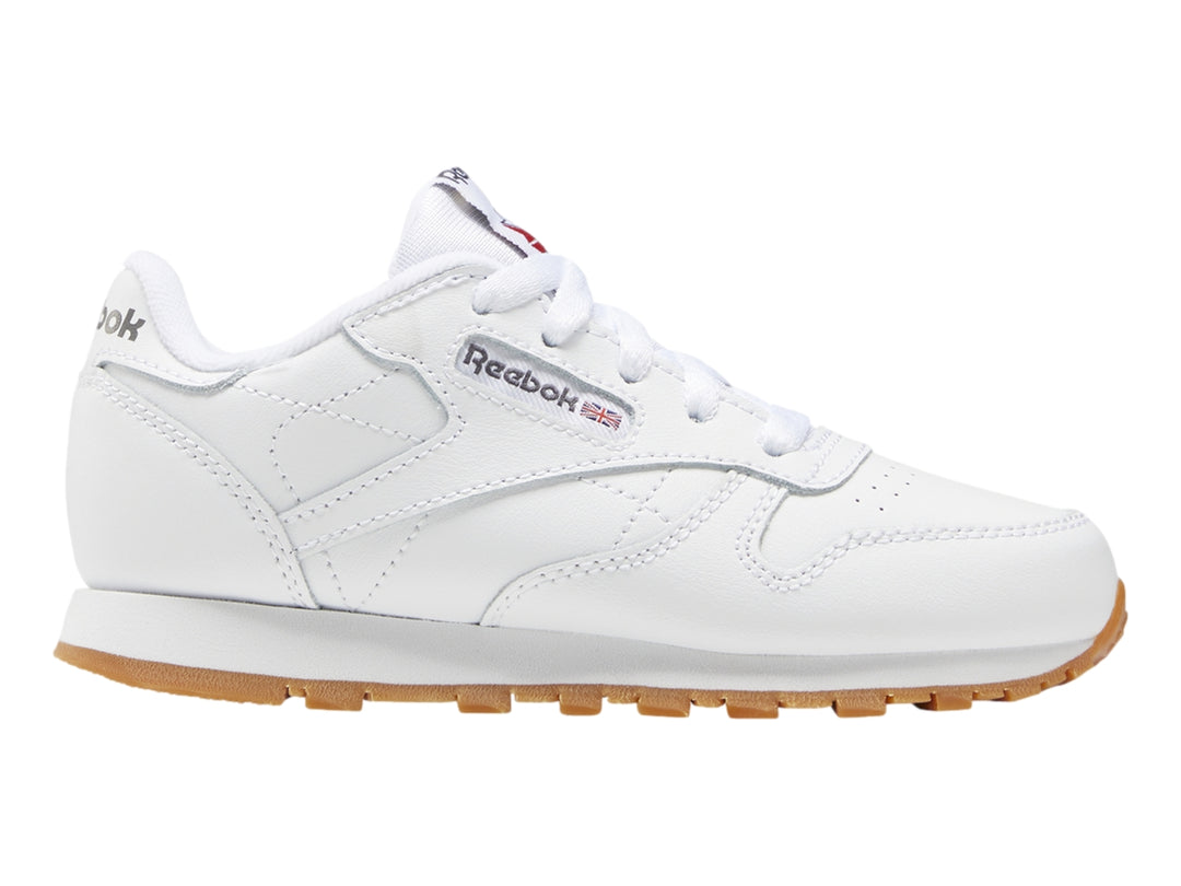 Tenis Reebok Classic Leather Blancos para Niño