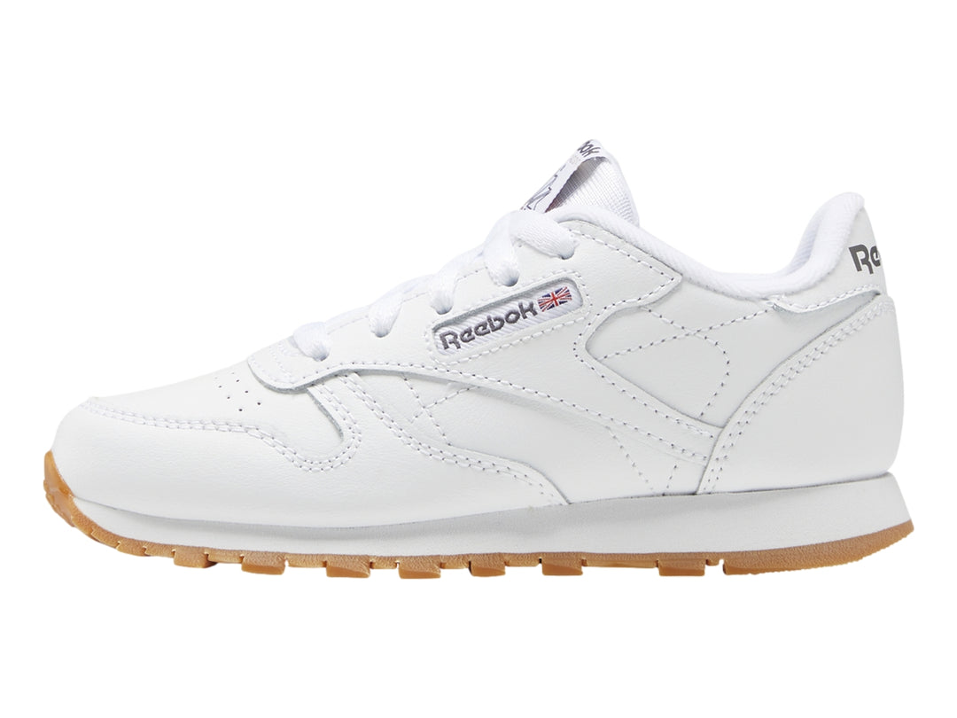 Tenis Reebok Classic Leather Blancos para Niño