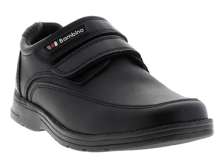 Zapato infantil color negro con cierre de velcro marca Teen Bambino.