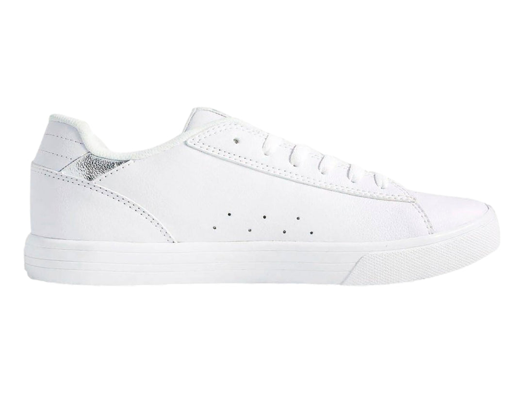 Tenis DC Shoes Notch SN MX Blanco y Plata para Mujer