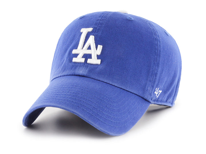 Gorra de béisbol azul con logo blanco de los Dodgers de Los Ángeles y marca 47 Brand.
