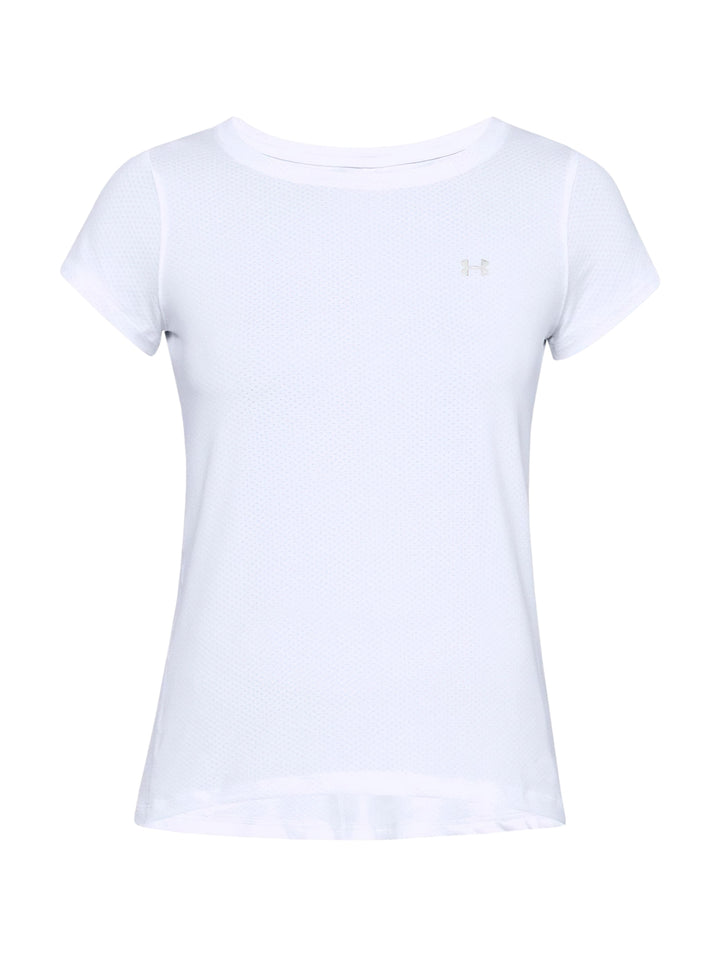 Playera Under Armour HG Armour Manga Corta Blanca