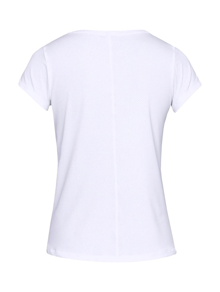 Playera Under Armour HG Armour Manga Corta Blanca
