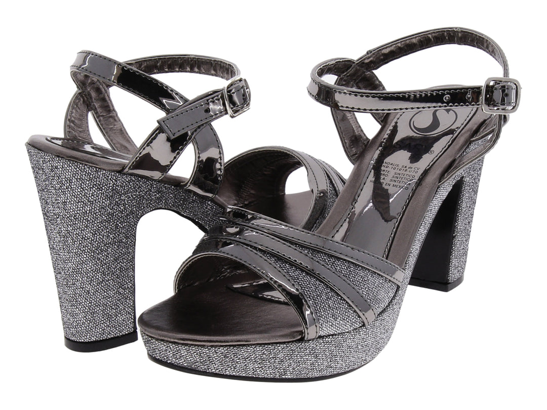 Zapatillas Sary Plata para Mujer