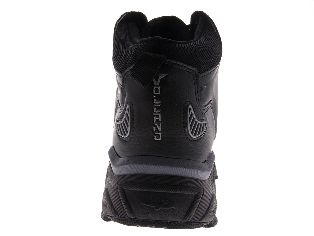 Par de tenis de baloncesto color negro de bota alta marca Pontiac AXL.
