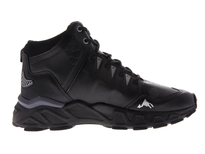 Par de tenis de baloncesto color negro de bota alta marca Pontiac AXL.