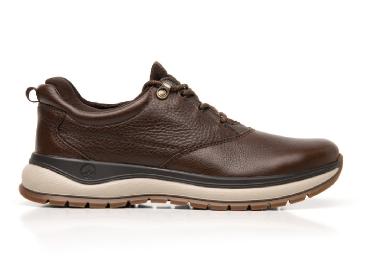 Botas Flexi Randall Country para hombre en color café con suela beige y cordones