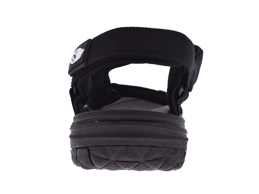 Par de sandalias negras estilo gladiador de la marca UNGA con correas ajustables y suela gruesa.