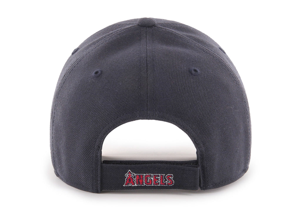 Gorra de béisbol color azul marino de la marca 47 Brand con logo de los Angels de Los Ángeles bordado al frente.
