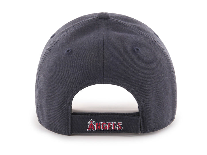 Gorra de béisbol color azul marino de la marca 47 Brand con logo de los Angels de Los Ángeles bordado al frente.