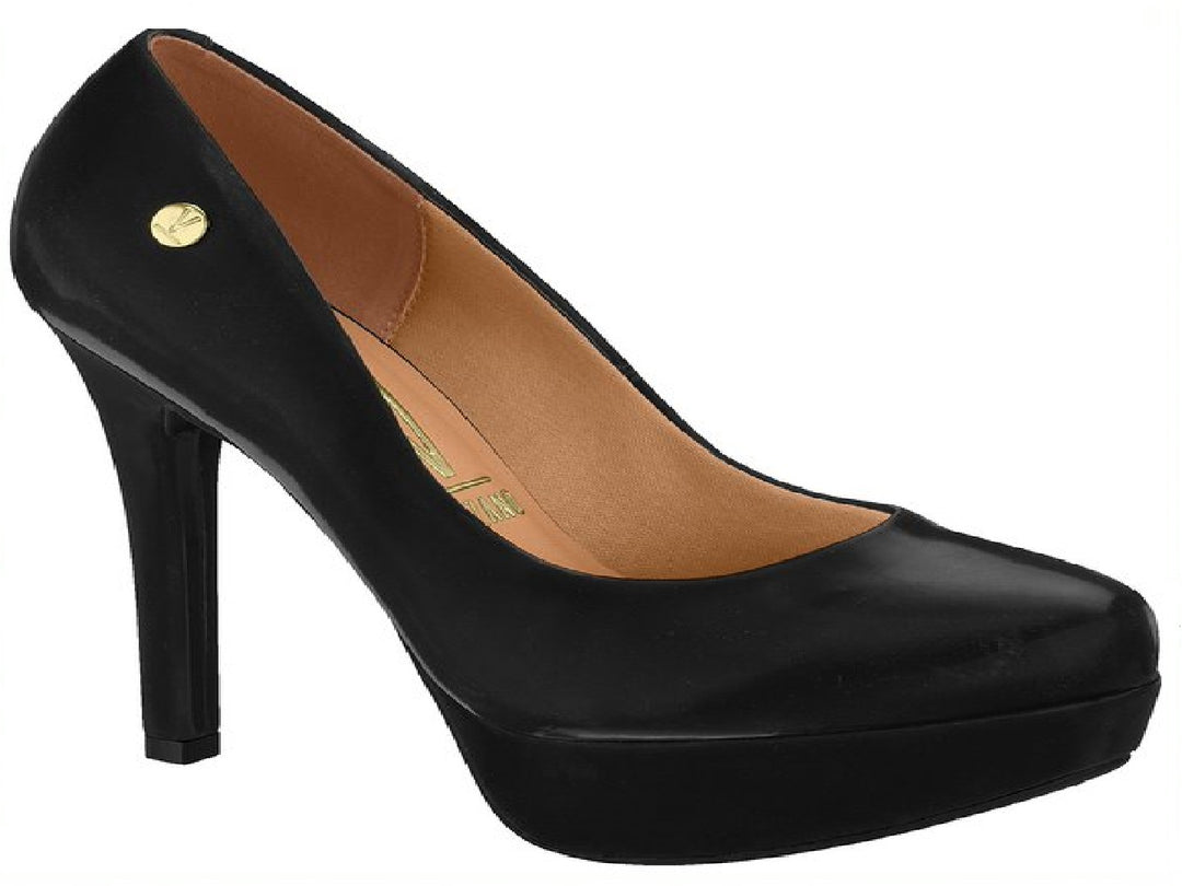 Zapato negro de tacón alto y plataforma para Mujer.